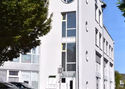 Hausfront und Eingang - Praxis für Ergotherapie, Mülheim/Ruhr